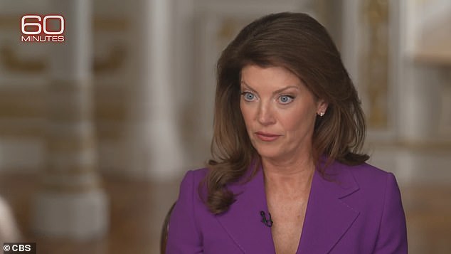 The president stunned 60 Minutes' Norah O'Donnell who stated she believed Russia had tested the missiles but not the warheads during an interview on Sunday