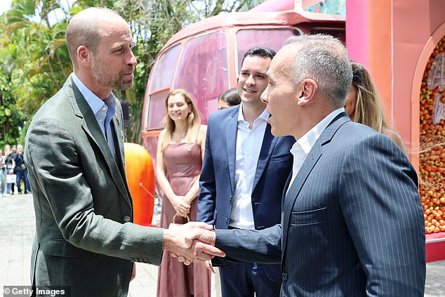 Prince William is undertaking a number of engagements related to the environment in Rio De Janeiro ahead of his attendance at the fifth annual Earthshot Prize awards ceremony. He is pictured here visiting the Sugarloaf Mountain during day one of his visit to Brazil