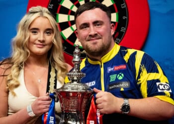 Luke Littler's girlfriend Faith Millar celebrates darts champ passing his driving test with cheeky four-word message