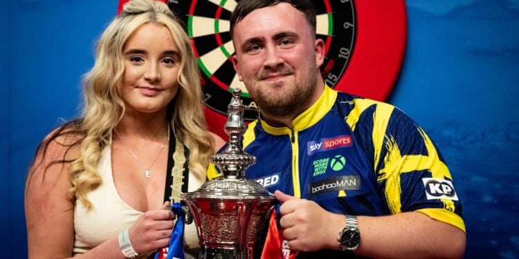 Luke Littler's girlfriend Faith Millar celebrates darts champ passing his driving test with cheeky four-word message