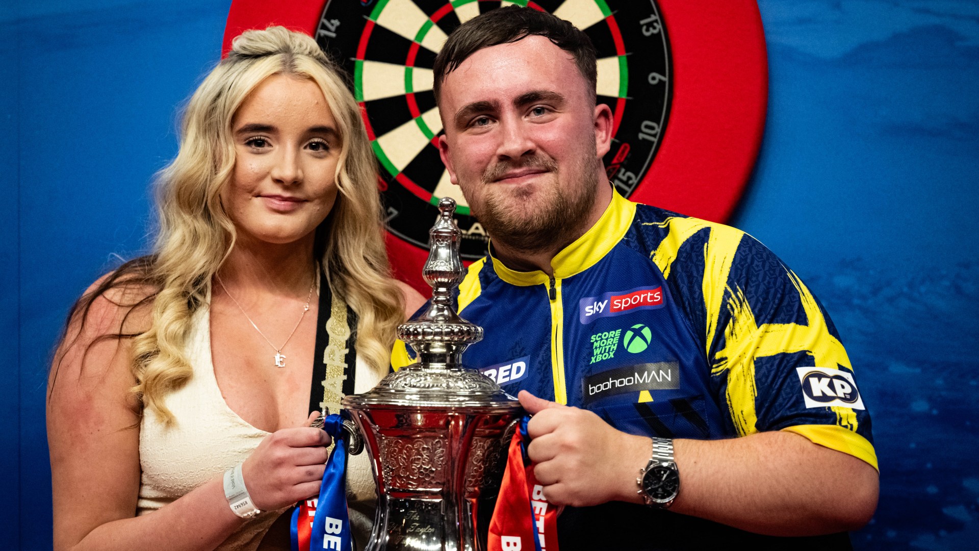 Luke Littler's girlfriend Faith Millar celebrates darts champ passing his driving test with cheeky four-word message