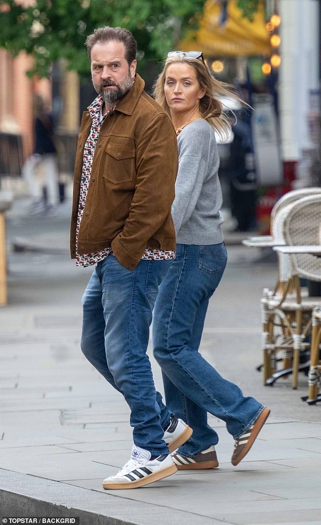 The singer, 52, was first spotted with the 29-year-old in June, as they were snapped strolling hand-in-hand after having lunch together in Marylebone (pictured)