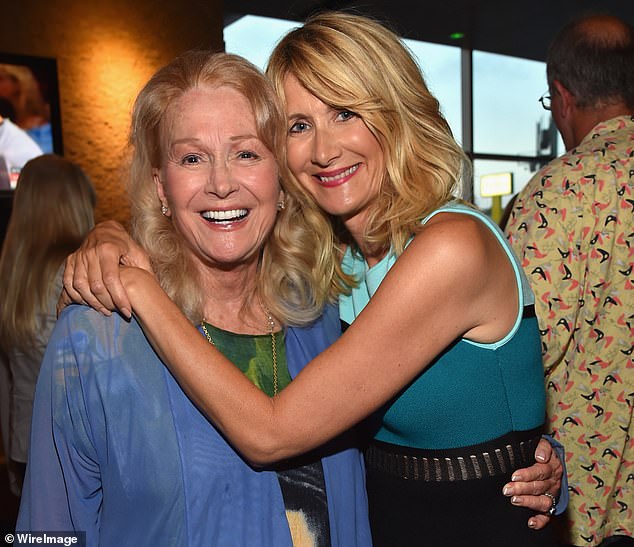 'My amazing hero and my profound gift of a mother, Diane Ladd, passed with me beside her this morning, at her home in Ojai, Calif.,' Dern, 58, wrote