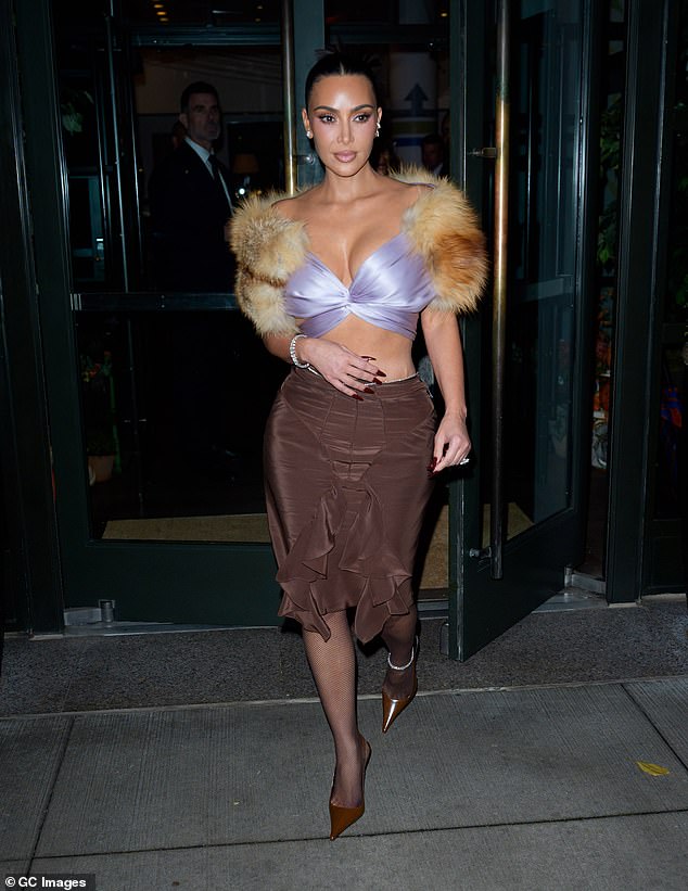 Kardashian is seen on October 28 in New York City