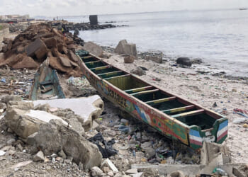 Beach erosion and rising sea levels threaten Senegalese communities.