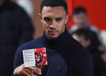 Trent Alexander-Arnold pens heartbreaking message to late Liverpool pal Diogo Jota as Real Madrid pay tribute at Anfield