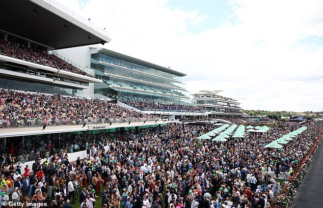 MELBOURNE, AUSTRALIA - NOVEMBER 04: A general view of crowds during Melbourne Cup Day at Flemington Racecourse on November 04, 2025 in Melbourne, Australia. (Photo by Morgan Hancock/Getty Images)