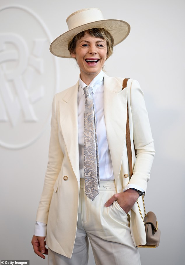MELBOURNE, AUSTRALIA - NOVEMBER 04: Kate Peck poses for a photo during 2025 Melbourne Cup Day at Flemington Racecourse on November 04, 2025 in Melbourne, Australia. (Photo by Wendell Teodoro/Getty Images)