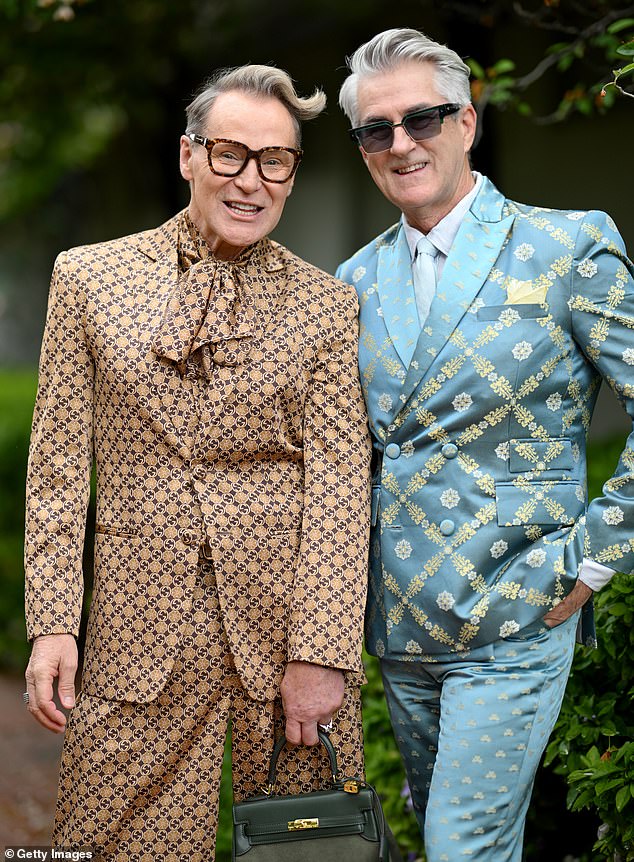 MELBOURNE, AUSTRALIA - NOVEMBER 04: Mitch Edwards and Mark McKie pose for a photo during 2025 Melbourne Cup Day at Flemington Racecourse on November 04, 2025 in Melbourne, Australia. (Photo by Wendell Teodoro/Getty Images)