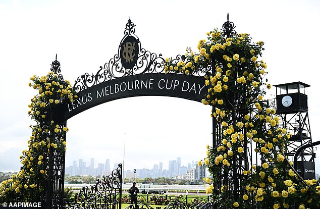 A general view during the 2025 Melbourne Cup Day at Flemington Racecourse in Melbourne, Tuesday, November 4, 2025. (AAP Image/James Ross) NO ARCHIVING, EDITORIAL USE ONLY