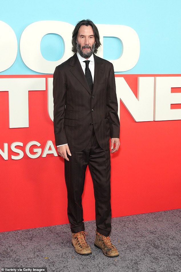 The production hasn't been without drama. Last month, Reeves was chased by an obsessive fan who called herself his 'divine' wife as he left his Broadway show; Seen in October