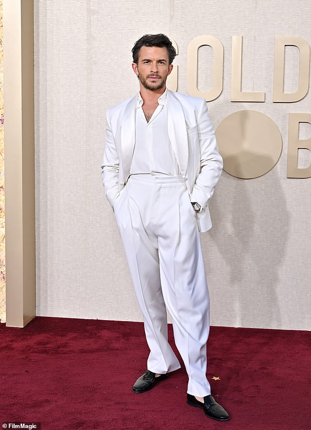 Jonathan Bailey (seen at the Golden Globe Awards in January 2024) has been named People's Sexiest Man Alive as he succeeds controversial awardee John Krasinski