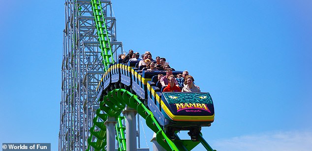 The Mamba can reach speeds up to 75 miles per hour, and it has a dual restraint system of a lap bar and seatbelt