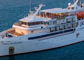 Investigators to board cruise that left elderly tourist, 80, behind on remote island & question crew as boat on lockdown