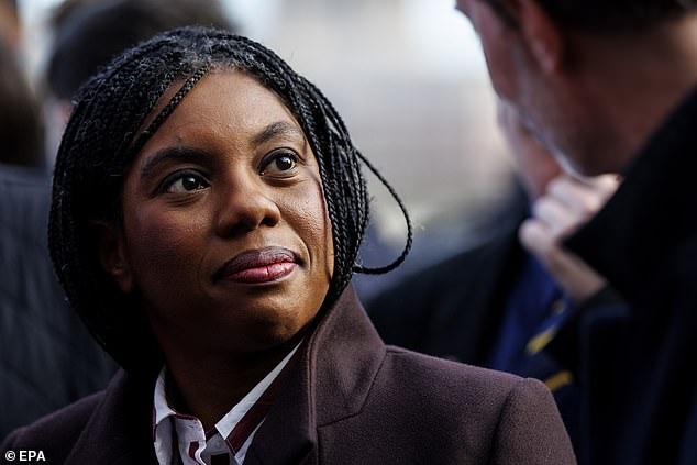 In her own speech on Tuesday, Tory leader Kemi Badenoch will urge the Chancellor to cut the bloated benefits bill instead of raising taxes further