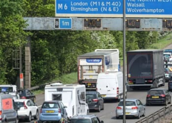 M6 shut with drivers facing rush-hour delays after horror crash between a lorry and a van