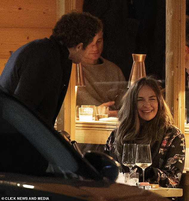 The hunky multi-millionaire kept the stunner in stitches