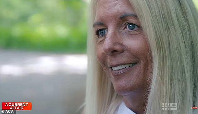 Elsewhere in the segment, Bonnie's mother Sarah Billinger (pictured) made a brief appearance to discuss her daughter's career