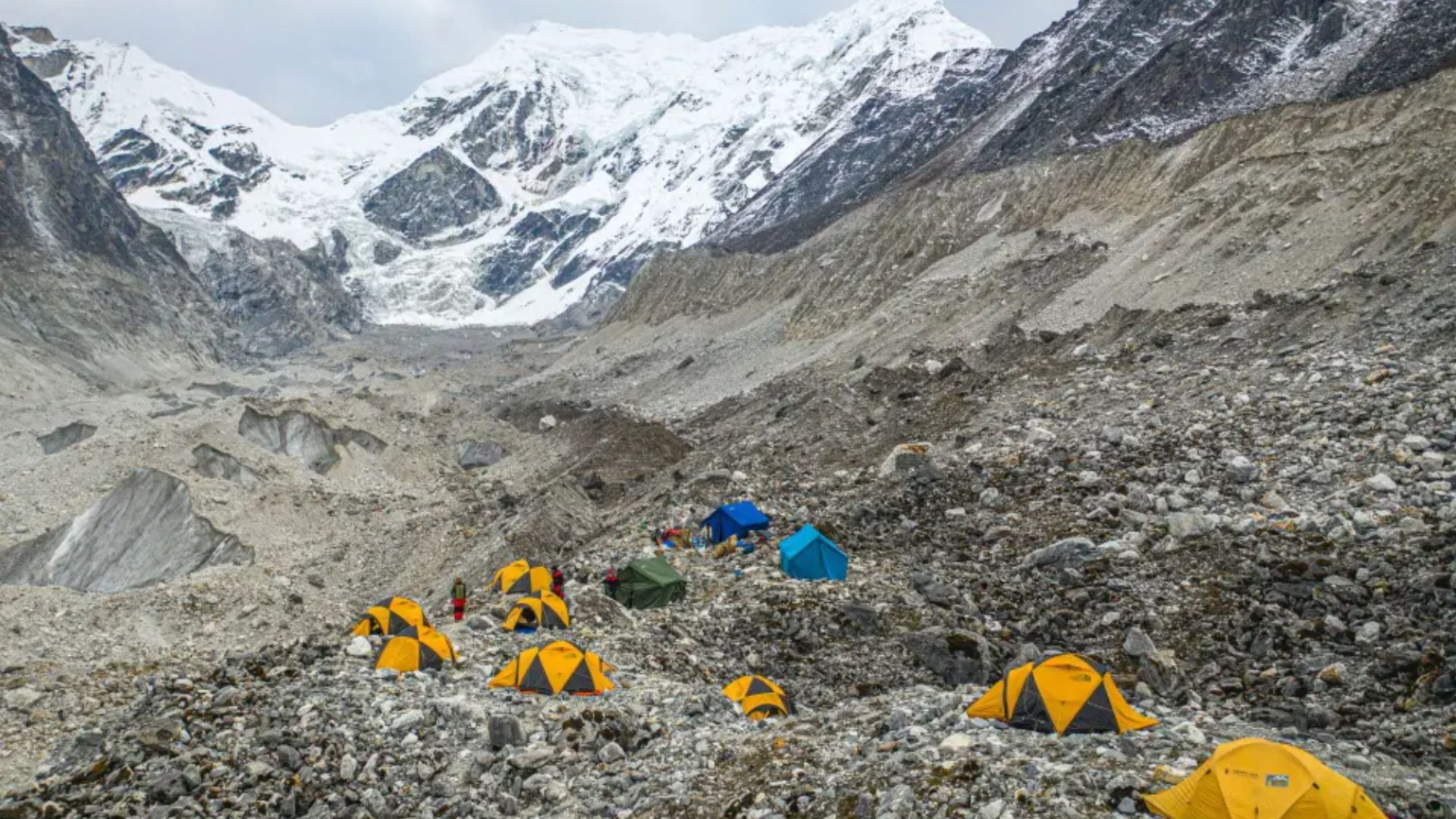 At least seven killed including five tourists after horror avalanche hit climbers' base camp in Himalayas