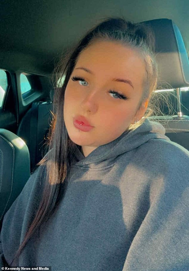 The former carer says she swerved off the road near Canterbury, Kent, in a bid to avoid the motorist and was left with horrifying injuries