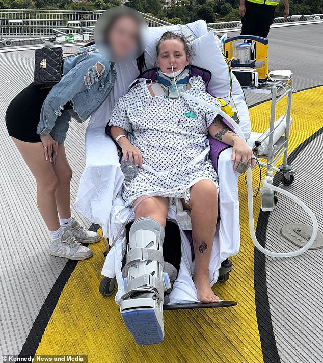 The mother-of-one had a broken neck, leg, arm, ankle, foot, pelvis, crushed ribs, as well as lacerations to her liver, kidney and heart