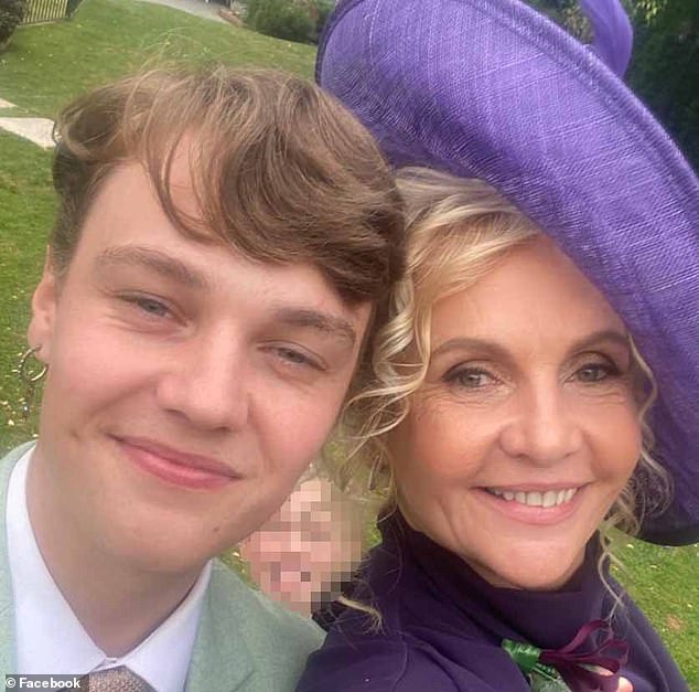 Jack (left) wanted his appearance in the beloved festive flick to be a surprise for his mother (right) and so didn't tell her he was going to be in the advert