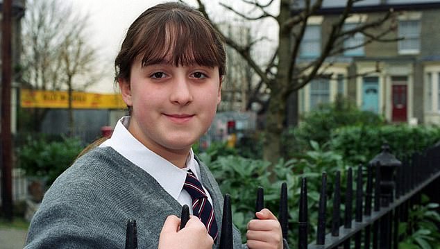 Natalie landed the role of Sonia Fowler (Pictured) in EastEnders whilst still at school, auditioning when she was just 10