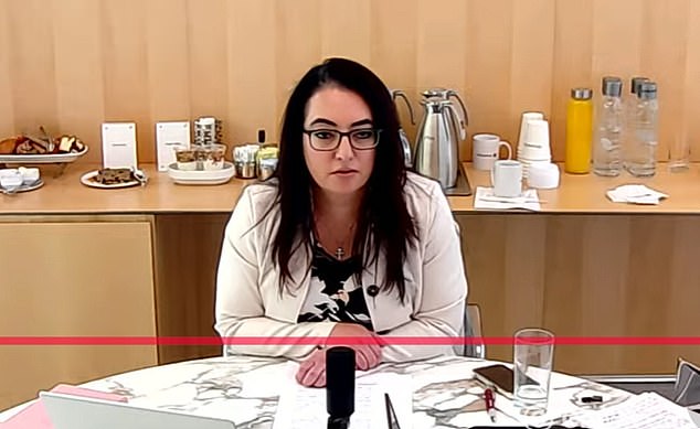 Deanna Romina Khananisho, head of global affairs at X, gives evidence at the Southport inquiry