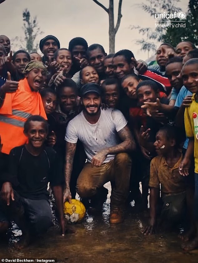 January also marked 20 years since Sir David joined UNICEF as an ambassador, a milestone he marked in a special Instagram post looking back at his charity work over the decades