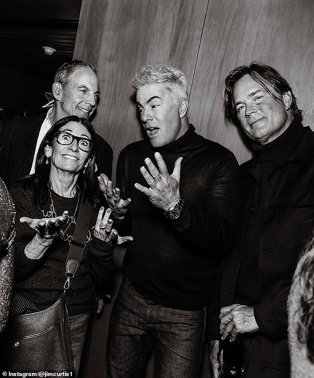 The post appeared to capture Curtis' 50th celebrations