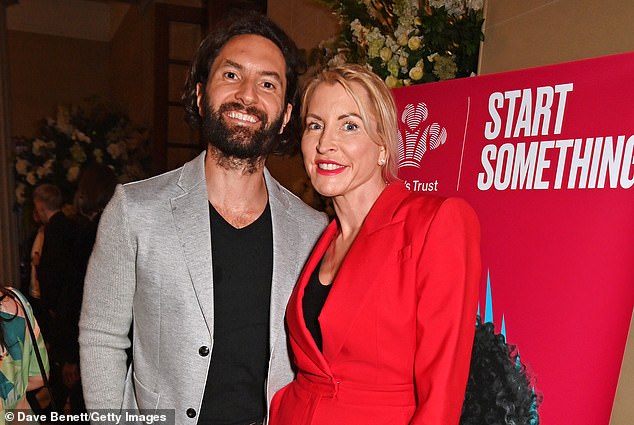 She added: 'I ended up dating a lot of people and finally I've settled for one and I can't let him go, because he's passionately got behind it, and influenced millions more people'; pictured with Mike in May 2024