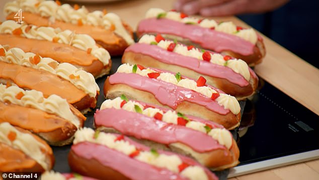 For the signature challenge, the finalists were tasked with making 12 iced buns, six of which were required to have a different flavour from the other six