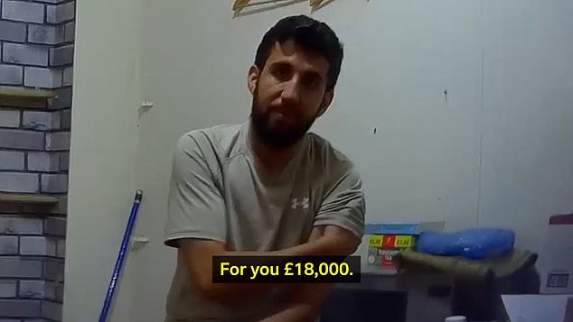 Surchi told undercover reporters that he was looking to sell the business for £18,000