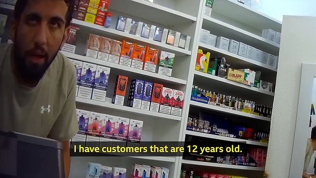 The Kursish migrant also admitted to selling illegal vapes to children as young as 12 years old