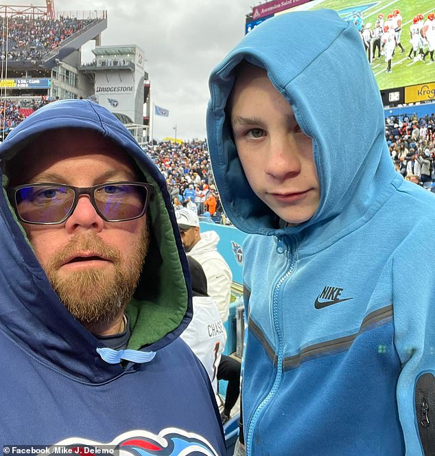 Michael Delemo (pictured with Delemo), the teen's father, is desperately pleading with partygoers to come forward and tell authorities what they witnessed in hopes of bringing his son¿s killer to justice