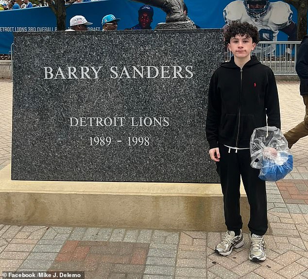 Hope Wilsun-Delemo, the teen's mother, shared a Facebook post on Monday which said: 'I will love you forever my baby' accompanied by a broken-heart emoji