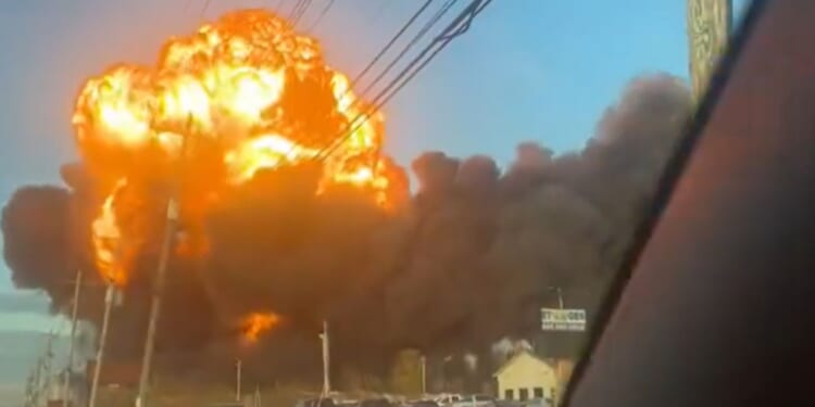 Terrifying moment huge plane crashes and erupts into giant fireball during take-off as at least 3 dead & more likely