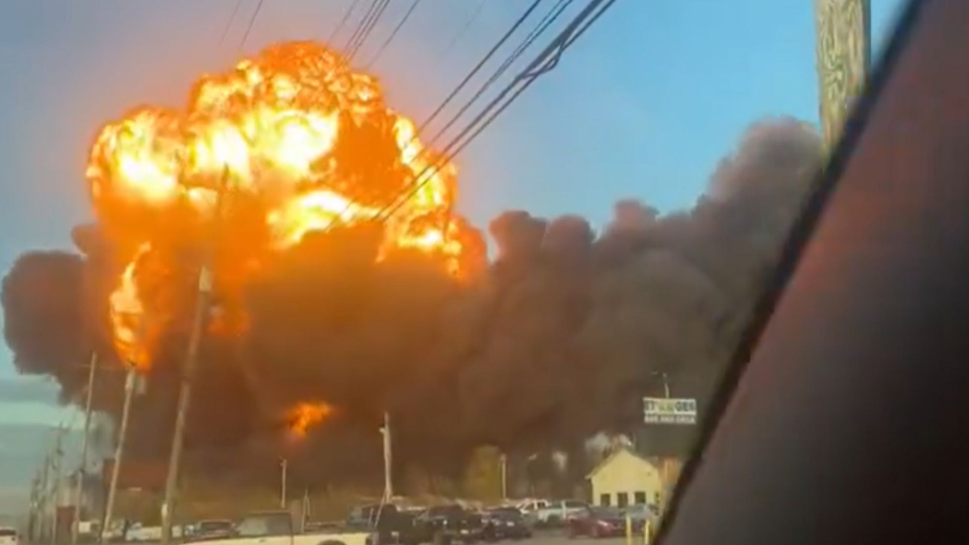 Terrifying moment huge plane crashes and erupts into giant fireball during take-off as at least 3 dead & more likely