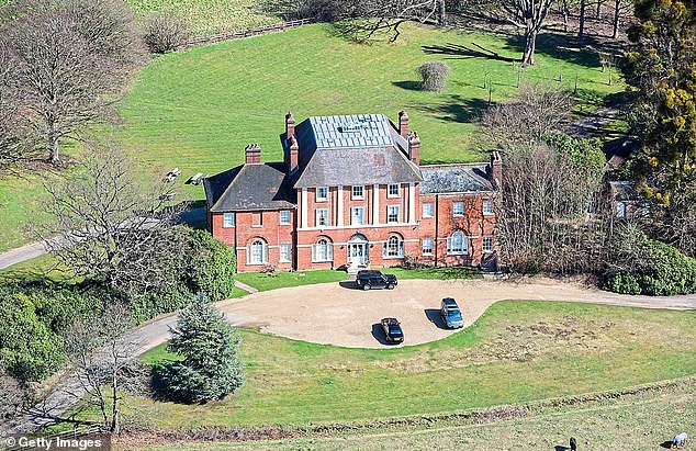 The Wales family recently vacated their four-bedroom Adelaide Cottage for pastures new in the Grade II-listed Forest Lodge in Windsor Great Park (pictured)