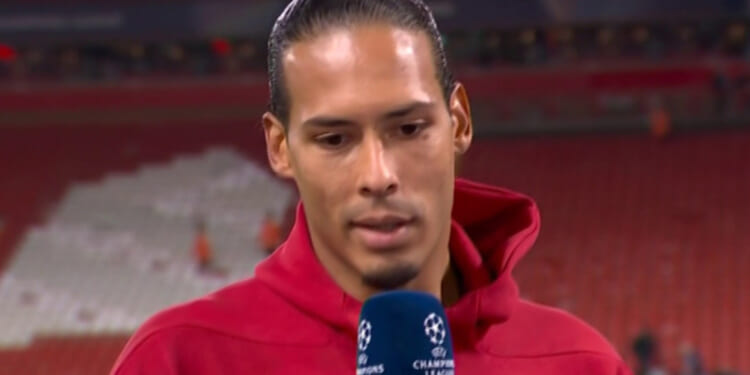 Virgil van Dijk brutally shuts down Trent Alexander-Arnold question and refuses to acknowledge ex-Liverpool pal