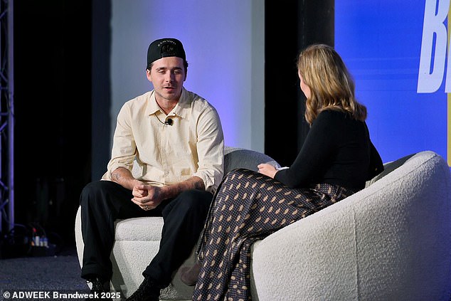 It is believed Brooklyn remained solely focused on promoting his hot sauce Cloud23 and did not answer any questions about his family