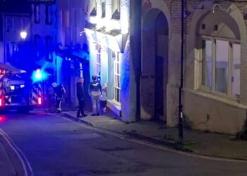 Body found in wreckage of horror house fire as four boys and a girl arrested for arson