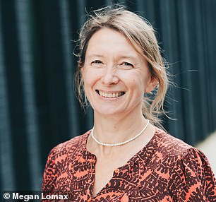 Big change: Megan Lomax paved over her front garden at home