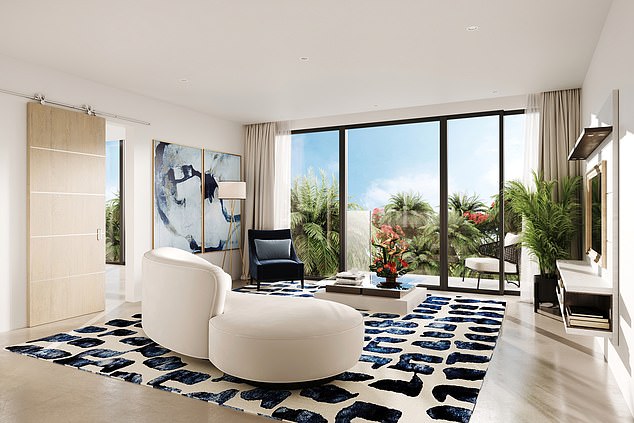 A limited number of two-bedroom apartments are for sale within Cas en Bas Beach Resort