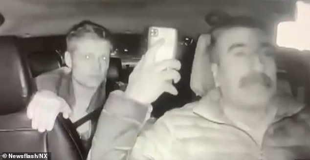 The fracas was said to have began after the Brit fought with the driver over the taxi fare