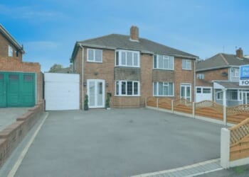 Three-bed semi detached home goes on the market for £300k... but hides VERY disturbing decorations inside