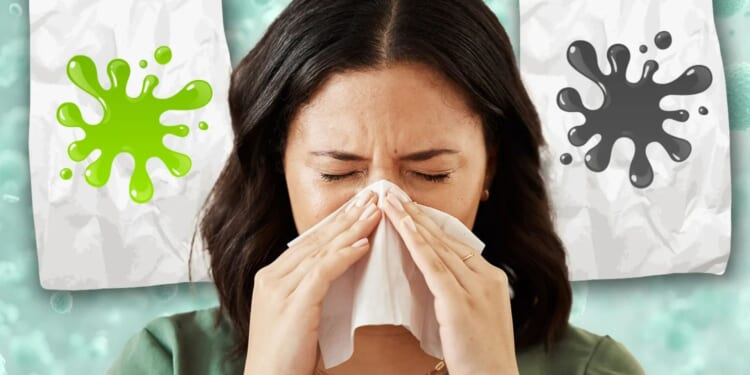 What 6 different types of snot mean for your health
