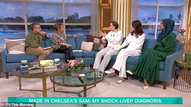 The reality TV favourite, who joined the E4 series last year, took to the This Morning sofa alongside fiancee Alice Yaxley, to open up on his experience of being diagnosed with the disease
