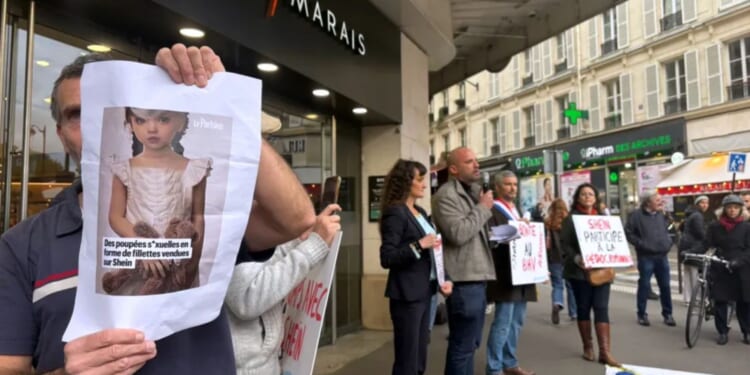 Shein BANNED in France on same day it opens world-first physical store after fury at child sex dolls for sale on site
