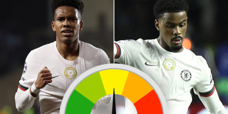 Estevao & Garnacho shine but Hato has a howler as Blues scrape draw against Qarabag